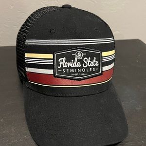 Top of the World SnapBack Hat. Florida State. Black.